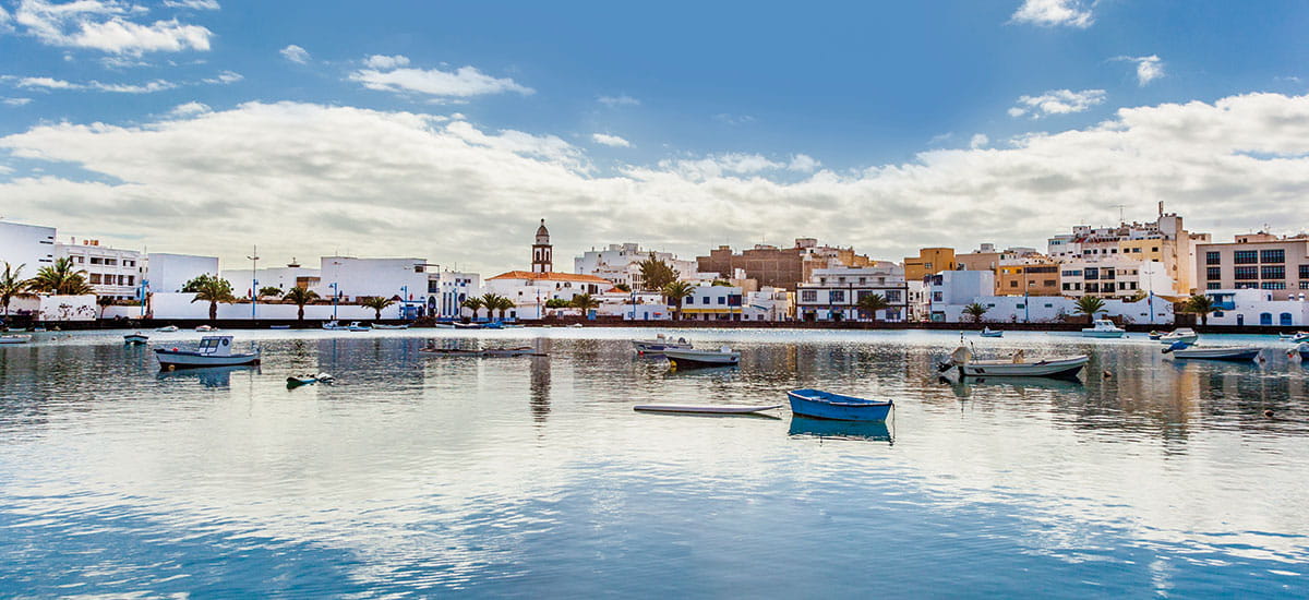 El Charco de San Gines lagoon in Arrecife, Canary Islands